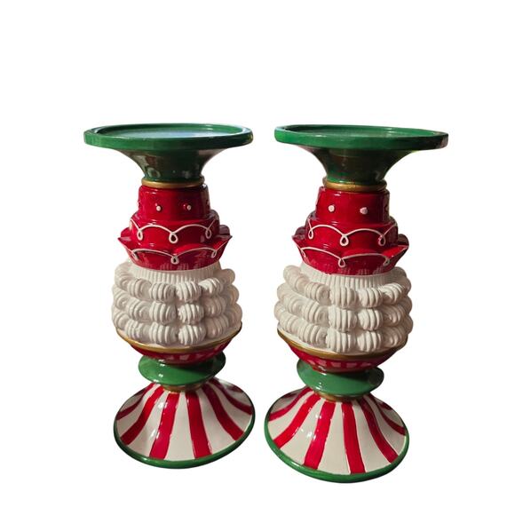 Pair of Nutcracker Candle Holders NWOT - Picture 3 of 6